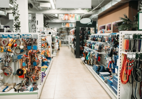 pet supply store services